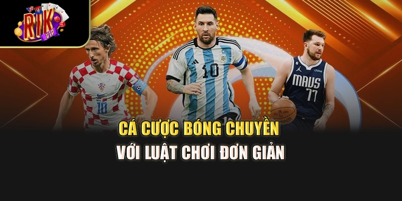Cá cược bóng chuyền với luật chơi đơn giản