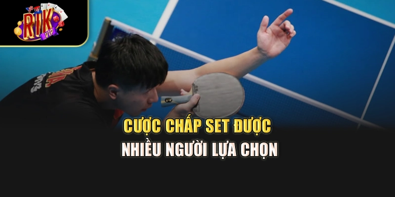 Cược chấp set được nhiều người lựa chọn